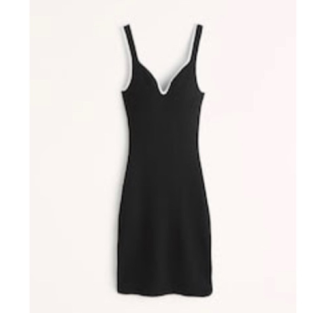 Abercrombie & Fitch Black Sweater Summer Dress